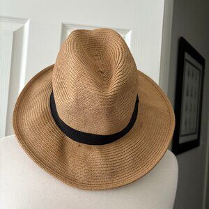 Tan Fedora Style Sunhat by Sunday Afternoons Size M